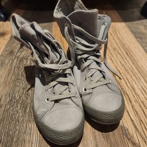 Converse All-Stars,  Grey, canvas, 5.5 womans/4 mens